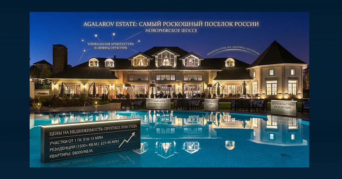 Агаларов Эстейт (Agalarov Estate): купить дом, цены, фото