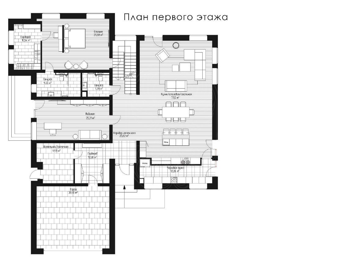 Не указано: Новый современный дом в поселке Монтевиль